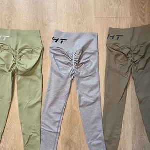 ECHT apparel booty scrunch leggies. Size XS. $25 each.